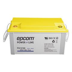 Batería GEL Puro OPzV Ciclo Profundo / 12 Vcc / 100 Ah / Aplicaciones Fotovoltaicas y de Respaldo