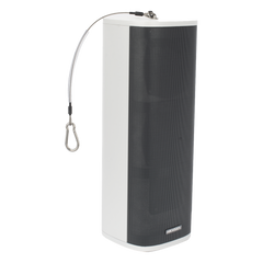 Bocina (Altavoz IP) | Tipo Columna | 60 Watts | No requiere amplificador | Exterior IP66 | Entrada de alarma | Voceo en tiempo real | Calendarización de audios | Micrófono y altavoz integrado