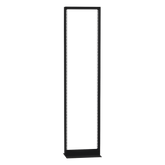 Rack de 2 Postes (Doble Perforación), Estándar 19", 45 Unidades, Fabricado en Acero, Base "L" para Anclar a Piso.
