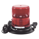 Baliza LED color rojo con montaje magnético de succión de 7" de altura