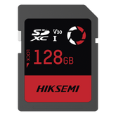 Memoria SD / 128 GB / 180 MB/s Lectura / 150 MB/s Escritura / V30 U3 / Para Drones y Cámaras de Acción / HIKSEMI CAPTURE E30
