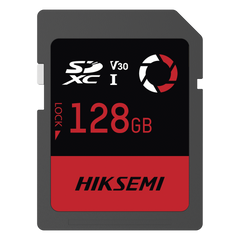 Memoria SD / 128 GB / 180 MB/s Lectura / 150 MB/s Escritura / V30 U3 / Para Drones y Cámaras de Acción / HIKSEMI CAPTURE E30
