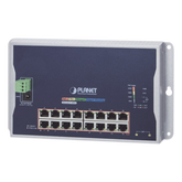 Switch Industrial Administrable Capa 2 de Pared,16 Puertos PoE 802.3at Gigabit y 2 Puertos SFP