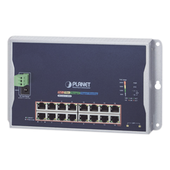 Switch Industrial Administrable Capa 2 de Pared,16 Puertos PoE 802.3at Gigabit y 2 Puertos SFP