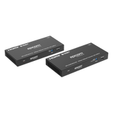 Kit Extensor HDMI con KVM | 4K@60Hz 4:4:4 | 150m en 1080 | 120m en 4K | HDBaseT | USB 2.0 | IR Bidireccional | POC | EDID