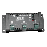 Controlador de Carga Solar PWM 10 A / 12 VCC / Desconexión Automática / IP22 / Protección Integral / Bajo Consumo 8 mA
