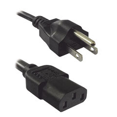 Cable de Poder para Contacto Empotrable TH-CDE-USB-N, 10 A, 125 V