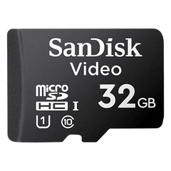 Memoria microSD SanDisk 32GB / Alta Resistencia / Videovigilancia / Clase 10