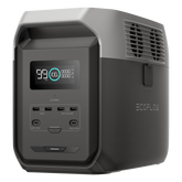 Estación de Energía Portátil Delta 3 1536Wh Litio LFP / 6 AC 1800 W (Max. 3600W) / 2 USB-C 100W / Capacidad para Aumentar Respaldo / Cargador de Coche 10A a 12.6V / Conectividad WiFi y Bluetooth (App) / Carga Solar 500W Max.