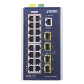 Switch Industrial Capa 3, 16 Puertos 10/100/1000T 802.3 AT POE +, 4 Puertos 1G / 2.5G SFP