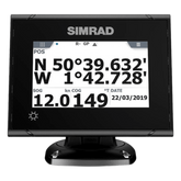 Sistema GPS Simrad P2005 con Antena GS70 / Pantalla Táctil a Color 5 Pulgadas / GPS + GLONASS / Navegador y Brújula GPS / Compatible con Radar, ECDIS y Autopiloto / Conexión Directa con Antena / Escalable con MX Junction Box