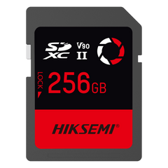 Memoria SD / 256 GB / 300 MB/s Lectura / 260 MB/s Escritura / V90 U3 / Para Video 8K Profesional / HIKSEMI CAPTURE E90
