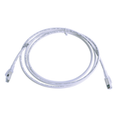 Patch Cord Z-MAX Cat6A S/FTP, CM/LS0H, 2.13 Metros (7 Pies), Color Blanco, Versión Bulk (Sin Empaque Individual)