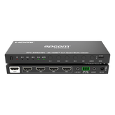 Multivisor HDMI 4x1 | 4K@30Hz | Vista Cuádruple | Cambio Automático/Manual | Control IR