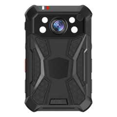 Body Camera Portátil / Grabación a 2K / Pantalla 2.4" LCD / IP68 / H.265 / 64GB de Almacenamiento / GPS / WIFI / 3G y 4G / Fotos de Hasta 40 Megapixel / Micrófono Integrado