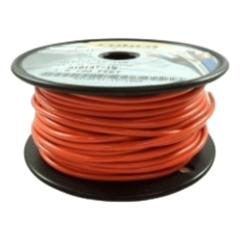 Cable Eléctrico Color Naranja Calibre 14 / Rollo de cable de 100 pies / UL 1015-1230 / Cobre Estañado Clase K / 600 Voltios / 105°C Seco - 75°C Húmedo / Aislante PVC Retardante de Llama VW-1 / Resistente a Humedad, Abrasi&