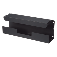 Accesorio Pasacables Para Rack Estándar de 19 in, 4 UR, Capacidad de 260 Cables Cat6, 4.5 in de Profundidad, Color Negro