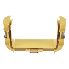 Union Recta "Cople", Para Canaleta FiberRunner™ 6X4, Color Amarillo