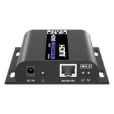 Kit Extensor HDMI | AV sobre IP | Solo Receptor | 4K@60Hz | 120 m | HDMI 2.0 | HDCP 2.2 | 18 Gbps | Conexión 1:1 , 1:N, N:1 , N:N | IR Bidireccional | Compatible con App iMMS
