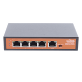 Extensor PoE / Entrada hasta 90 W / 4 puertos Gigabit PoE salida 802.3 af/at / Extensor PoE hasta 250 m / No administrable