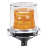 Luces estroboscópicas para lugares peligrosos Electraray® , Homologado UL y cUL para Clase I, División 2, Grupos A, B, C y D; Clase II, División 2, Grupos F y G; Clase III , 12-24 VCD, color Ámbar, parpadeo predeterminado