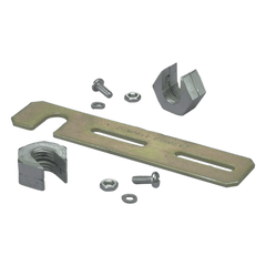 Soporte de Montaje a Techo, para Canaletas FiberRunner 2X2 o 4X4, Uso con Varilla Roscada de 1/2", Color Negro