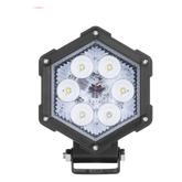 Luz de Trabajo Ultra brillante, 6 Led, 2200 Lumenes, 30 watts, 12-24 Vcc