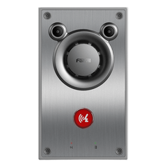 Intercomunicador IP de Emergencia / Altavoz 10W / 2 Líneas SIP / IP66 e IK10 Anti-vandálico / PoE 802.3af / Doble Micrófono con Reducción de Ruido / -40°C a 70°C
