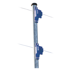 Aislador de Paso Azul Reforzado para Cercos Eléctricos / Aislamiento hasta 18 kV / Resistente a Clima Extremo / Polipropileno y Policarbonato