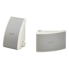 Altavoz de Montaje en Superficie de 2 vias | Woofer 5.25 in | Tweeter 1 in | Media Intemperie | 6 ohms | Par | Color Blanco