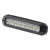 Luz Auxiliar de 12 LED, Rojo/Blanco, Lente Transparente