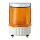 Luz LED destellante IP65, recargable solar en color Ámbar
