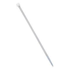 Cincho de plástico, Color Natural, 4.8 x 200 mm, Ideal para sujeción de cables (Bolsa con 100 piezas)