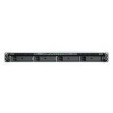 Unidad de Expansión RackStation / 1U 4 Bahías / SATA 3.5" y 2.5" Hot-Swap / Chasis Corto 290 mm (11.4 in) / Expansión en Línea / USB Type-C / Plug & Play / Garantía 3 Años