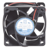 Ventilador Anticondensante Axial Cuadrado, 60x60x25 mm, 12 Vcc, 4390 RPM, 1.8 W, 0.15 A, Flujo de Aire de 25.0 CFM, Unión Sellada.