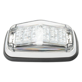 Luz de advertencia 8 X 4", Color Claro, IP67, SAE, Ideal para Ambulancias