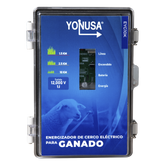 Energizador para Ganado 10,000Volts-2JOULES/ 25,000 metros lineales de protección / Cercas Electrificadas