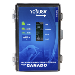 Energizador para Ganado 10,000Volts-2JOULES/ 25,000 metros lineales de protección / Cercas Electrificadas