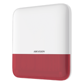 (AX PRO) Sirena Inalámbrica con Estrobo Rojo para Exterior IP65 / 110 dB