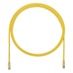 Cable de Parcheo UTP, Cat6A, 24 AWG, CM, Color Amarillo, 1.52 Metros (5 Pies)