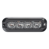 Luz Auxiliar Flexible de 8 LED, Rojo/Azul, Lente Transparente