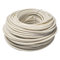 Cable Doble Aislado para Cercas Electrificadas / Bobina 50 m (164 ft) / Calibre 22 / Anti-UV / Multifilar Flexible