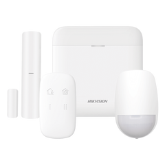 (AX PRO) KIT de Alarma AX PRO / Incluye: 1 Hub con bateria de respaldo / 1 Sensor PIR / 1 Contacto Magnético / 1 Control Remoto / WiFi / Compatible con Hik-Connect P2P