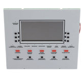 Anunciador remoto LCD retroiluminado en español con 160 caracteres visibles, teclado de goma y puerto RDP para panel NFS2-3030-SP y NCA-2