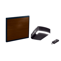 KIT COMPLETO Incluye /Puerta D/ Garage / APDOORB 12x7 Pies / Lisa Linea Central / Imitacion madera / Insulada / Interfase ACCESSWIFI / Motor FS1000M / 1/2HP / Fuerte/Silencioso/Luz LED/Motor DC .