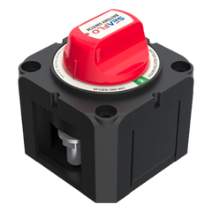 Interruptor Desconexión Batería SEAFLO SFCBS-300-202 / Monocircuito ON-OFF / 275A DC Continuo / 900A DC Arranque / Cobre Estañado / IP68 / Cumple ABYC-UL-SAE