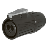 Conector de Alimentación | Núcleo de 3 capas | Carcasa de zinc | Protección RF | Contactos dorados | Alta resistencia | Carcasa PA66 | Resistencia a presión | 20A RMS | Protección IP65