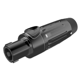 Conector Speakon | Hembra | 4 polos | carcasa negra | Cable AWG10 | 30A