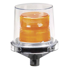 Luz de advertencia LED para ubicaciones peligrosas Electraray®, UL y cUL para Clase I, División 2, Grupos A, B, C y D; Clase II División 2, Grupos F y G; Clase III, 240 VCA, color Ámbar, parpadeo predeterminado