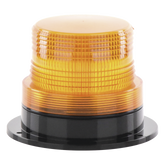 Burbuja Brillante de Larga Vida Útil, con 8 LEDs Color Ambar, Domo Ambar, 110 Vca